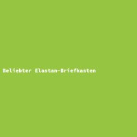 Beliebter Elastan-Briefkasten